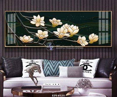 File tranh File tranh hiện đại pha lê gương KF64520 (ảnh gốc) in trần nhà