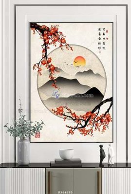 File tranh File tranh hiện đại pha lê gương KF64593 (ảnh gốc) in trần 3D