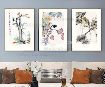 Tải file File tranh hiện đại pha lê gương KF64675 (gốc) in nhanh