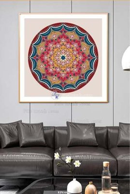 File tranh File tranh hiện đại pha lê gương KF64687 (bản gốc) in canvas