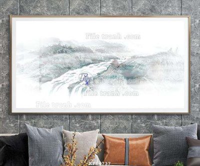 File PSD File tranh hiện đại pha lê gương KF64737 (bản gốc) độ phân giải cao