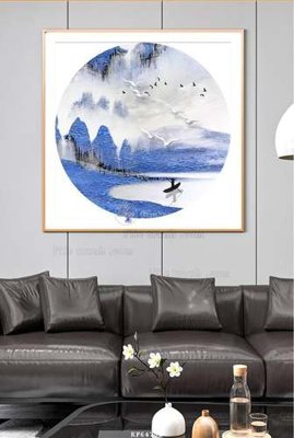 File PSD File tranh hiện đại pha lê gương KF64792 (gốc) nhiều lớp (multi-layer)