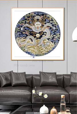 File tranh gốc PSD File tranh hiện đại pha lê gương KF64793 còn nguyên layer