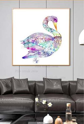 File in mica File tranh hiện đại pha lê gương KF64811 (bản gốc) siêu trong