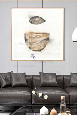 Hình ảnh file gốc in lụa File tranh hiện đại pha lê gương KF64828