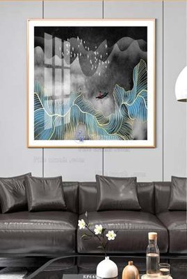 File in mica File tranh hiện đại pha lê gương KF64862 (bản gốc) sắc sảo