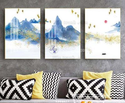 File in trần File tranh hiện đại pha lê gương KF64877 (bản gốc) 5D