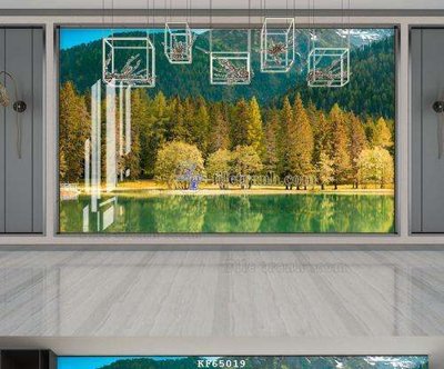 File in mica File tranh hiện đại pha lê gương KF65019 (bản gốc) siêu trong