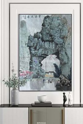 File tranh trang trí File tranh hiện đại pha lê gương KF65041 (file gốc)