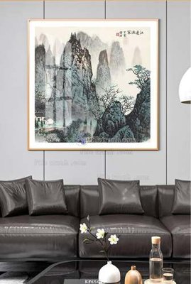 Tải file gốc in lụa File tranh hiện đại pha lê gương KF65045 siêu nét