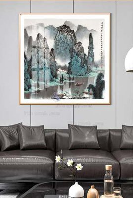 File tranh gốc File tranh hiện đại pha lê gương KF65047 chủ đề hiện đại