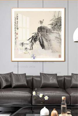 File tranh File tranh hiện đại pha lê gương KF65097 (gốc) chủ đề trẻ em