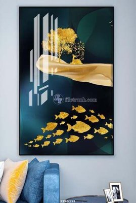 File in ấn chuyên nghiệp File tranh hiện đại pha lê gương KF65239 (file gốc)