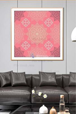 File gốc File tranh hiện đại pha lê gương KF65255 (PNG) nền trong suốt