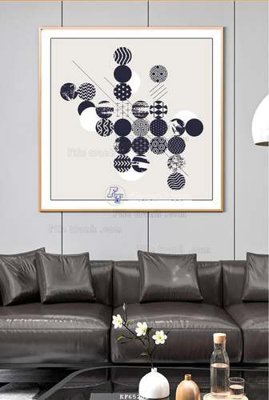 File tranh gốc File tranh hiện đại pha lê gương KF65282 (bản quyền) độc đáo