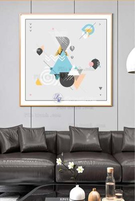 Ảnh gốc File tranh hiện đại pha lê gương KF65297 (siêu chi tiết) để in ấn