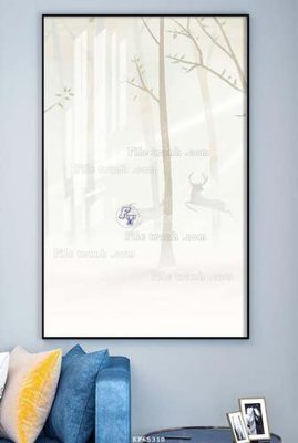 File tranh gốc File tranh hiện đại pha lê gương KF65310 (bản đẹp) độc quyền