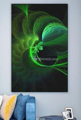 File tranh File tranh hiện đại pha lê gương KF65338 (gốc) chủ đề thiên nhiên