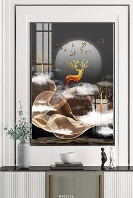 Download file gốc File tranh hiện đại pha lê gương KF65354 (độ nét cao)