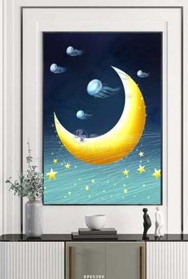 File ảnh File tranh hiện đại pha lê gương KF65389 (gốc) in poster