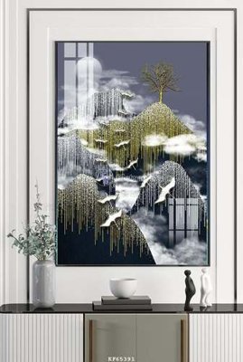 Tải về file tranh gốc File tranh hiện đại pha lê gương KF65391 (để in quảng cáo)