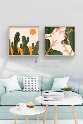 File in mica File tranh hiện đại pha lê gương KF65404 (bản gốc) siêu trong