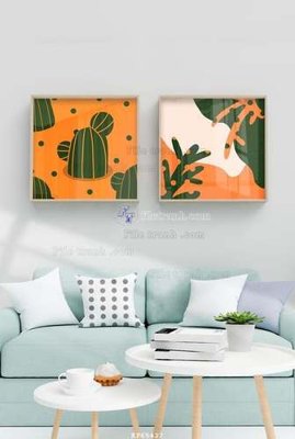 Download file tranh PSD File tranh hiện đại pha lê gương KF65427 để chỉnh sửa