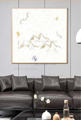 Ảnh gốc File tranh hiện đại pha lê gương KF65488 (độ nét cao) in tráng gương