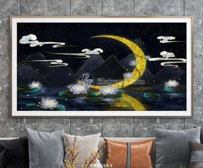 Ảnh gốc File tranh hiện đại pha lê gương KF65563 (nét căng) in mica