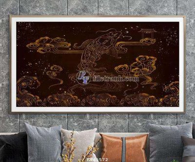 File in trần File tranh hiện đại pha lê gương KF65572 (bản gốc) 5D