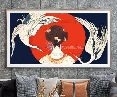 Download file File tranh hiện đại pha lê gương KF65590 (gốc) in mica bàn thờ