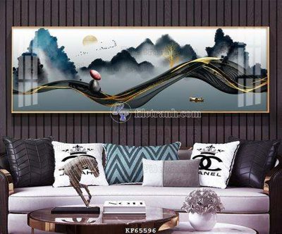 Hình ảnh file gốc File tranh hiện đại pha lê gương KF65596 cho in UV