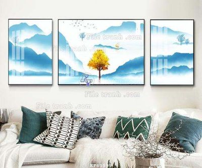 Tải file File tranh hiện đại pha lê gương KF65599 (ảnh gốc) file AI/EPS