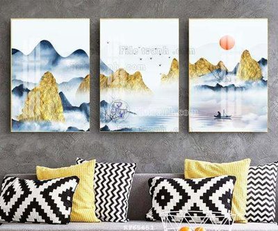 Tệp tin gốc File tranh hiện đại pha lê gương KF65651 (dùng cho in) File tranh hiện đại pha lê gương KF65651