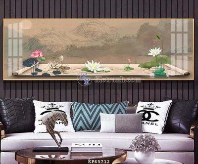 File tranh File tranh hiện đại pha lê gương KF65712 (gốc) phong cách tối giản