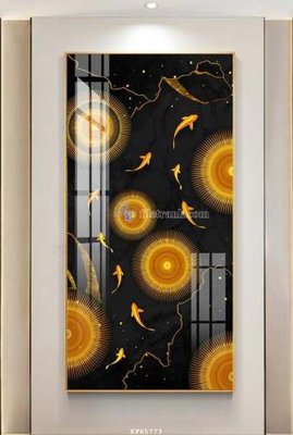 File gốc File tranh hiện đại pha lê gương KF65773 (trang trí) phòng ngủ