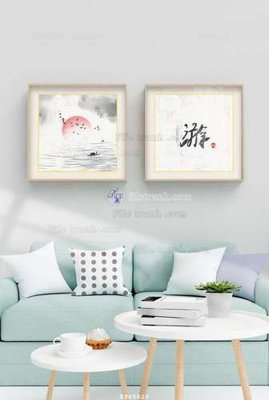 Tải file File tranh hiện đại pha lê gương KF65829 (gốc) làm file in ấn