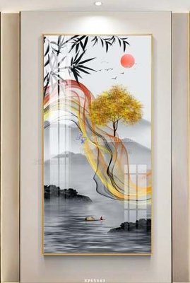 Download file File tranh hiện đại pha lê gương KF65849 (chuẩn in) chất lượng cao