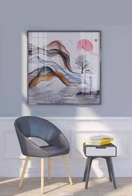 File tranh File tranh hiện đại pha lê gương KF65850 (gốc) in film