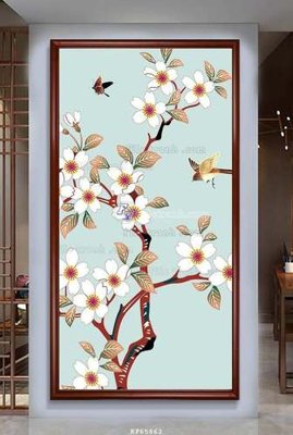 File gốc File tranh hiện đại pha lê gương KF65862 (in tráng gương) sang trọng