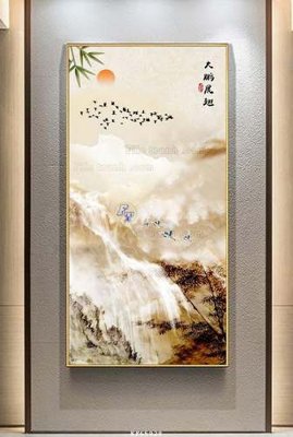 File gốc File tranh hiện đại pha lê gương KF65928 (in lụa) chi tiết cao