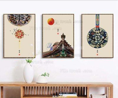 File gốc File tranh hiện đại pha lê gương KF65935 (ảnh chi tiết) để in lụa