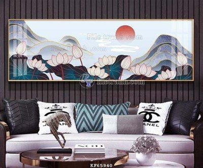 File ảnh File tranh hiện đại pha lê gương KF65940 (gốc) trang trí khách sạn