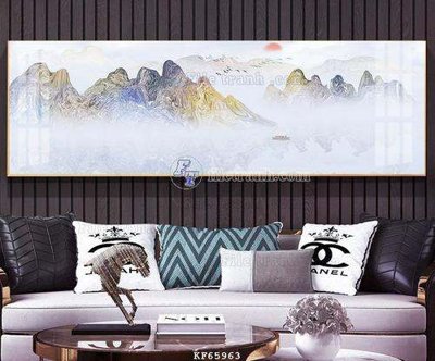 File ảnh File tranh hiện đại pha lê gương KF65963 (gốc) in Hiflex