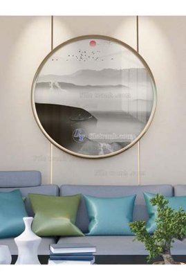 File tranh File tranh hiện đại pha lê gương KF66011 (gốc) in trên kính