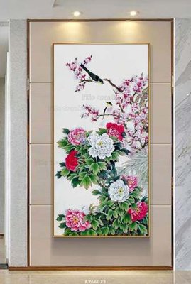 Hình ảnh gốc File tranh hiện đại pha lê gương KF66023 (để in khổ lớn)