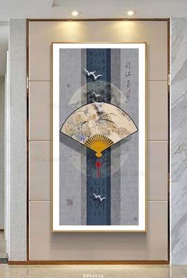 File in trần File tranh hiện đại pha lê gương KF66024 (bản gốc) đại dương