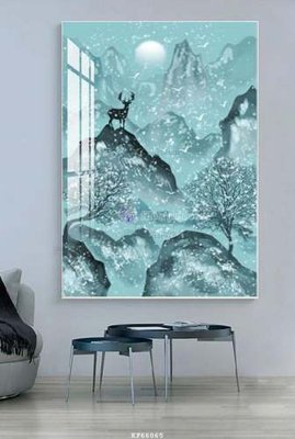 Tải file File tranh hiện đại pha lê gương KF66065 (gốc) làm file quảng cáo