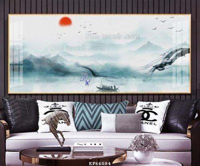 File ảnh File tranh hiện đại pha lê gương KF66084 (gốc) dùng in Pano