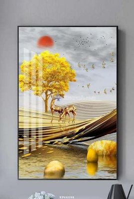 File ảnh File tranh hiện đại pha lê gương KF66098 (gốc) in backdrop sự kiện